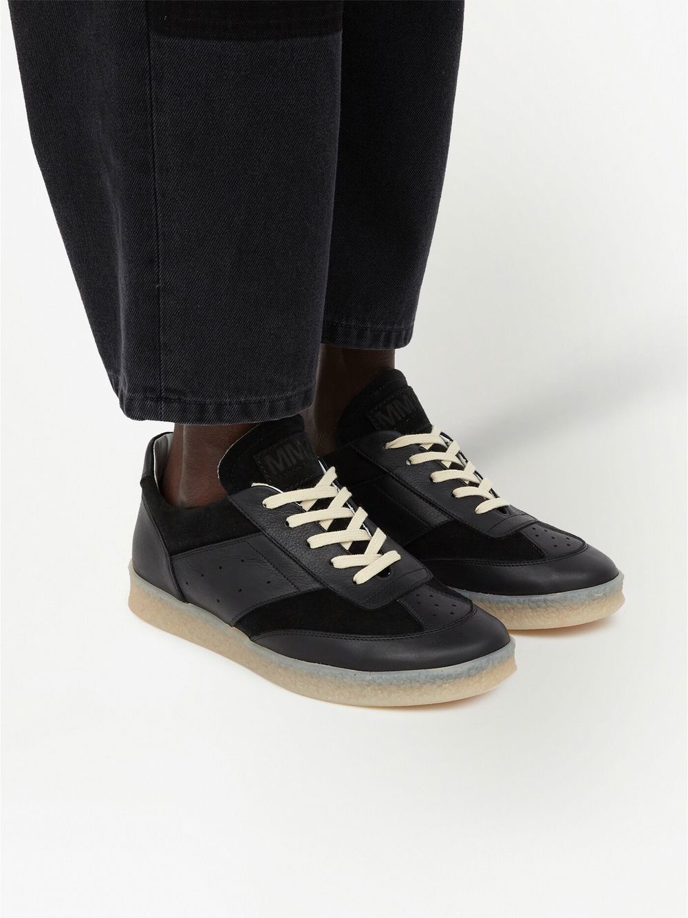 lace-up low-top sneakers - 6
