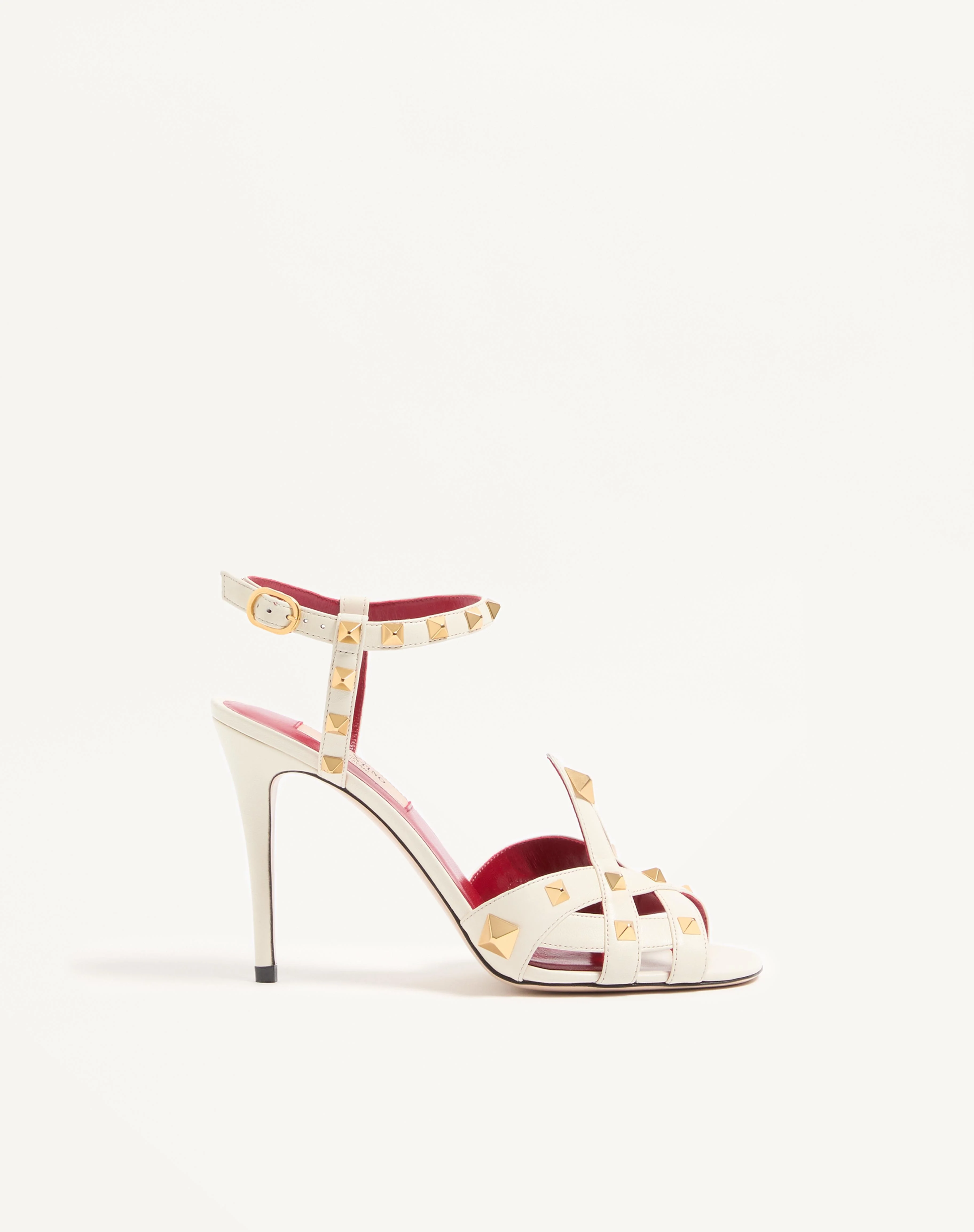 STUDDY KIDSKIN SANDAL 100MM - 1