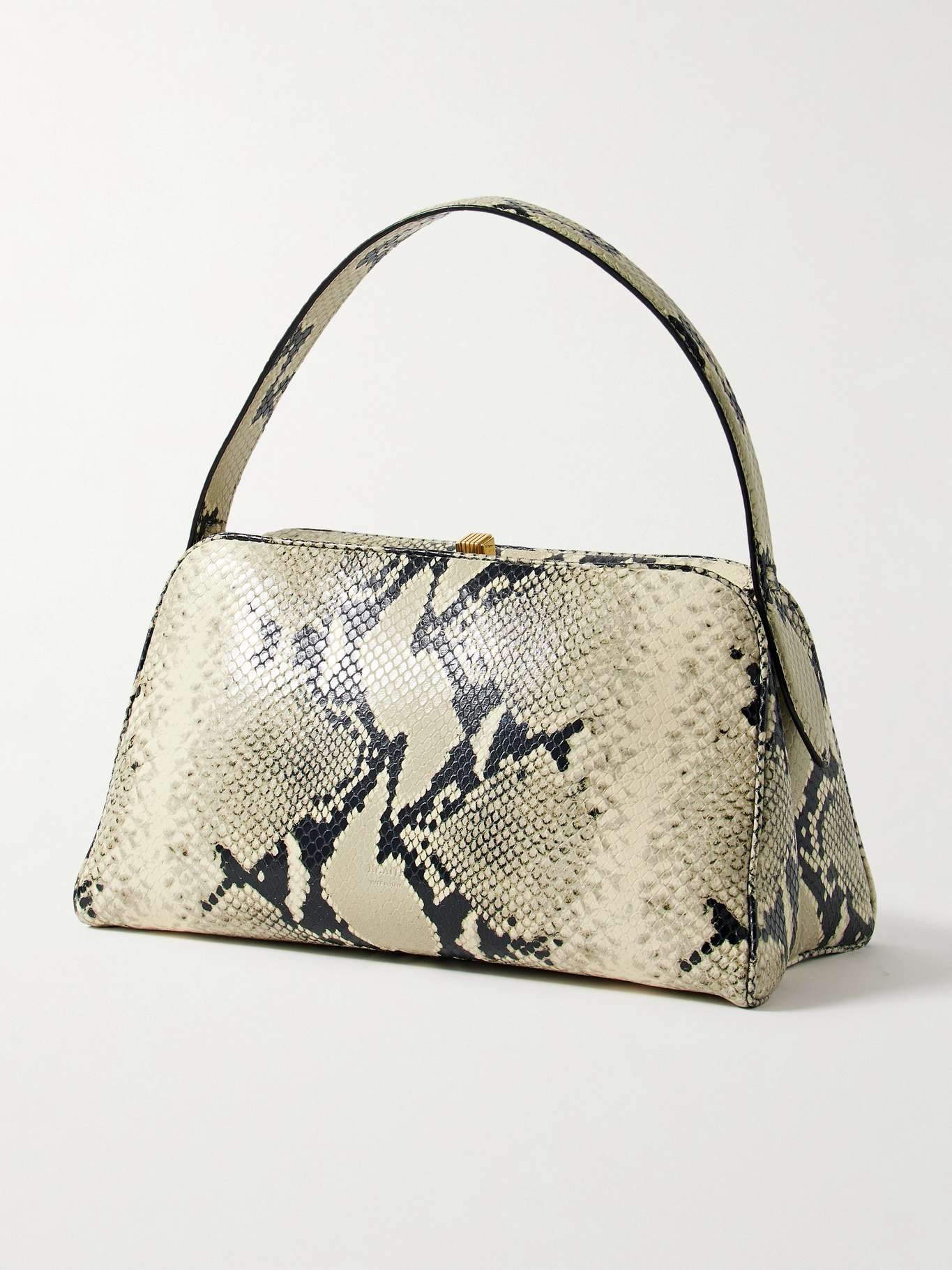 Cate snake-effect leather tote - 3