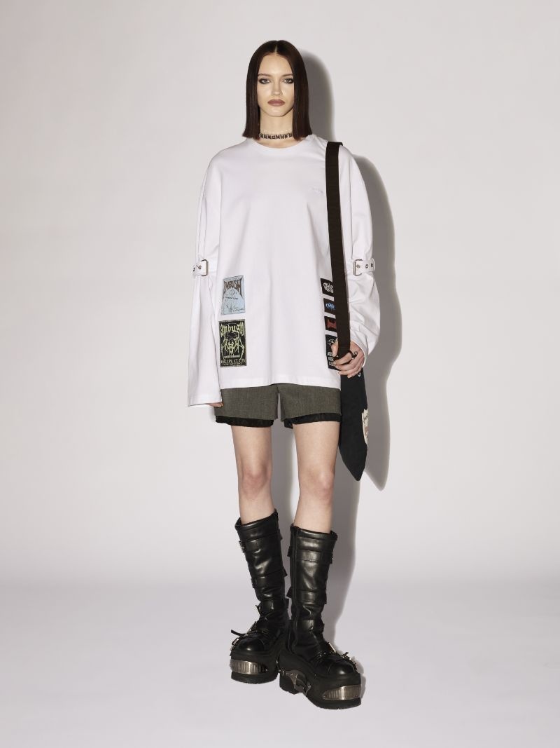 BELTED CREWNECK - 3