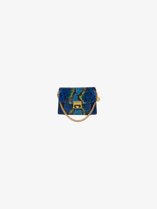 SMALL GV3 BAG IN GRADIENT-EFFECT PYTHON LEATHER - 14