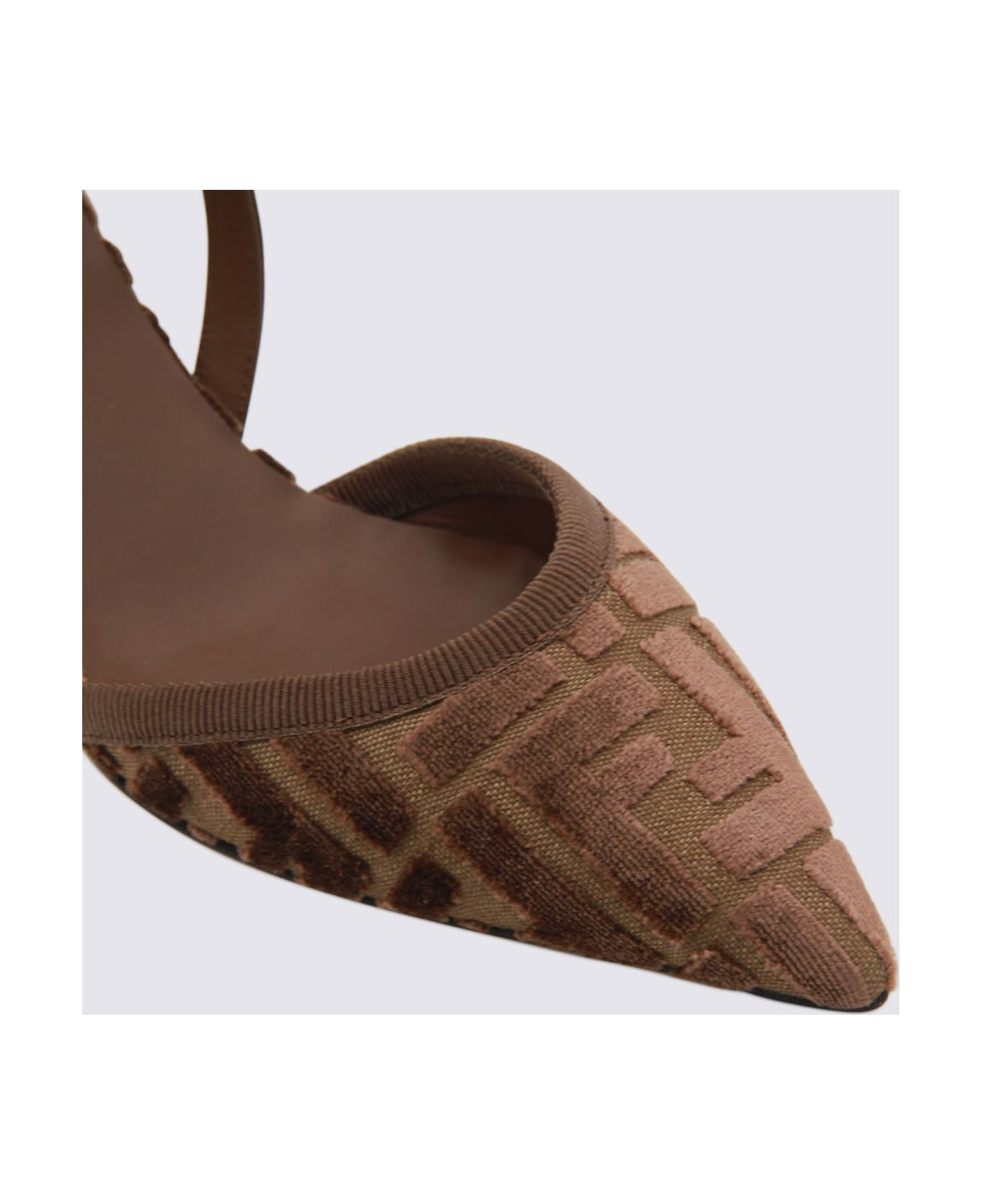 Brown Leather Colibri' Lite Pumps - 4