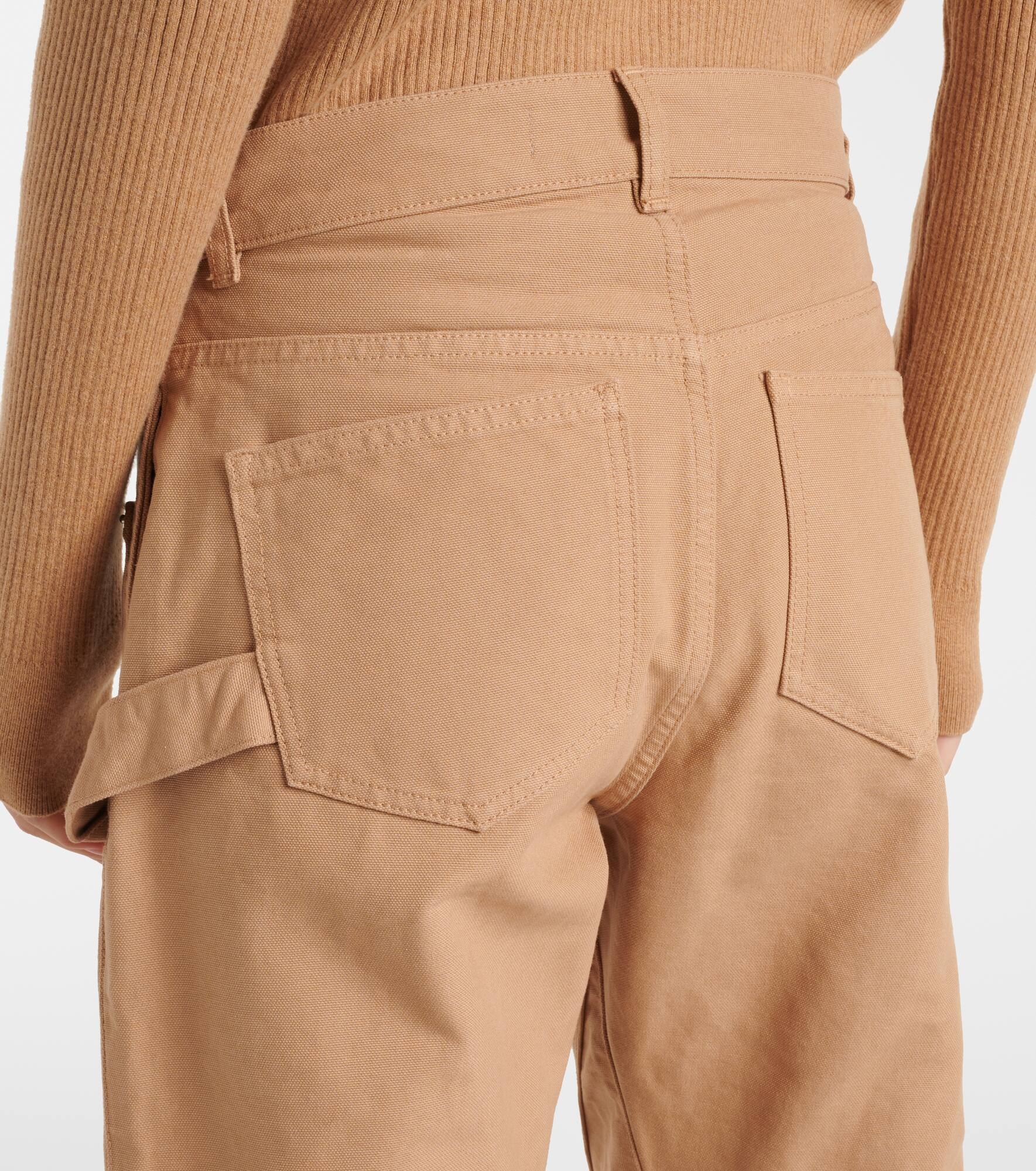 Twisted wool wide-leg pants - 5