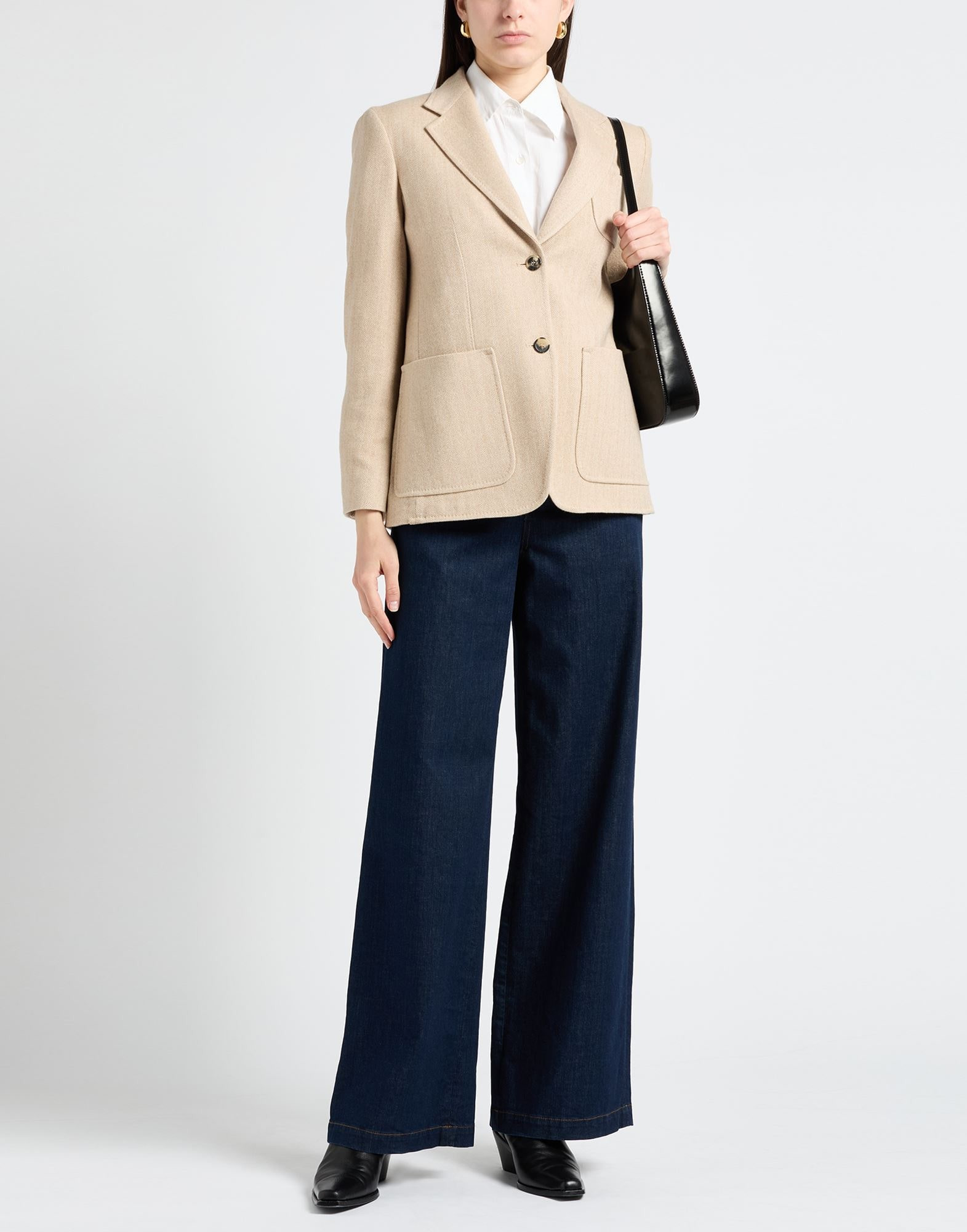 Camel Women's Blazer - 3