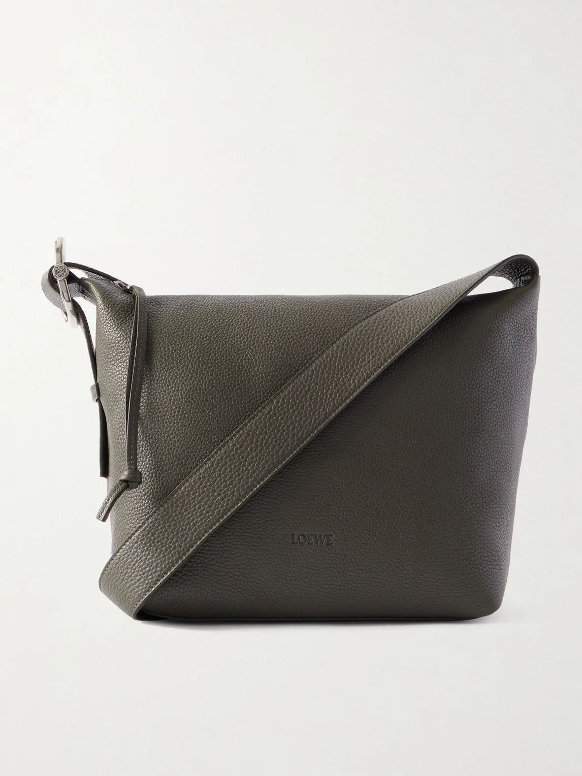 Loop Full-Grain Leather Messenger Bag - 1