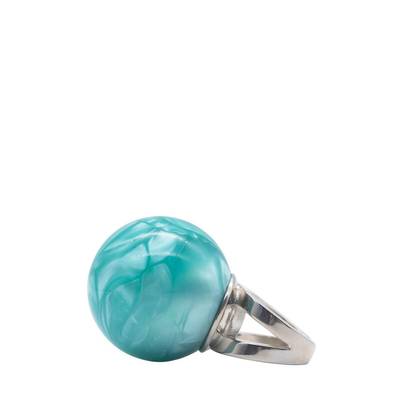 Jean Paul Gaultier X La Manso The Turquoise Medium Ball Ring in Turquoise outlook