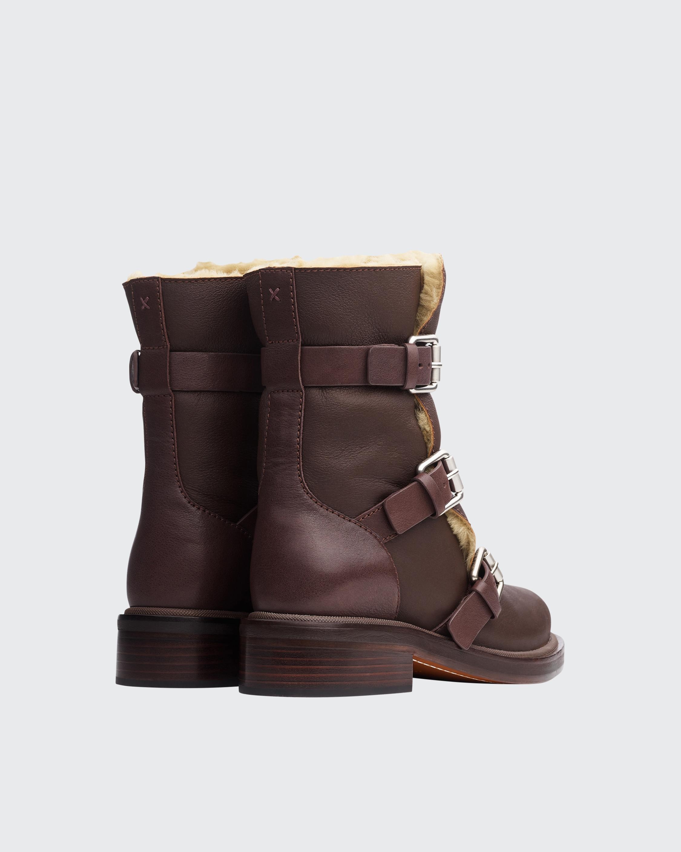 RB Moto Buckle Boot - Leather & Shearling
Mid-Calf Boot - 3