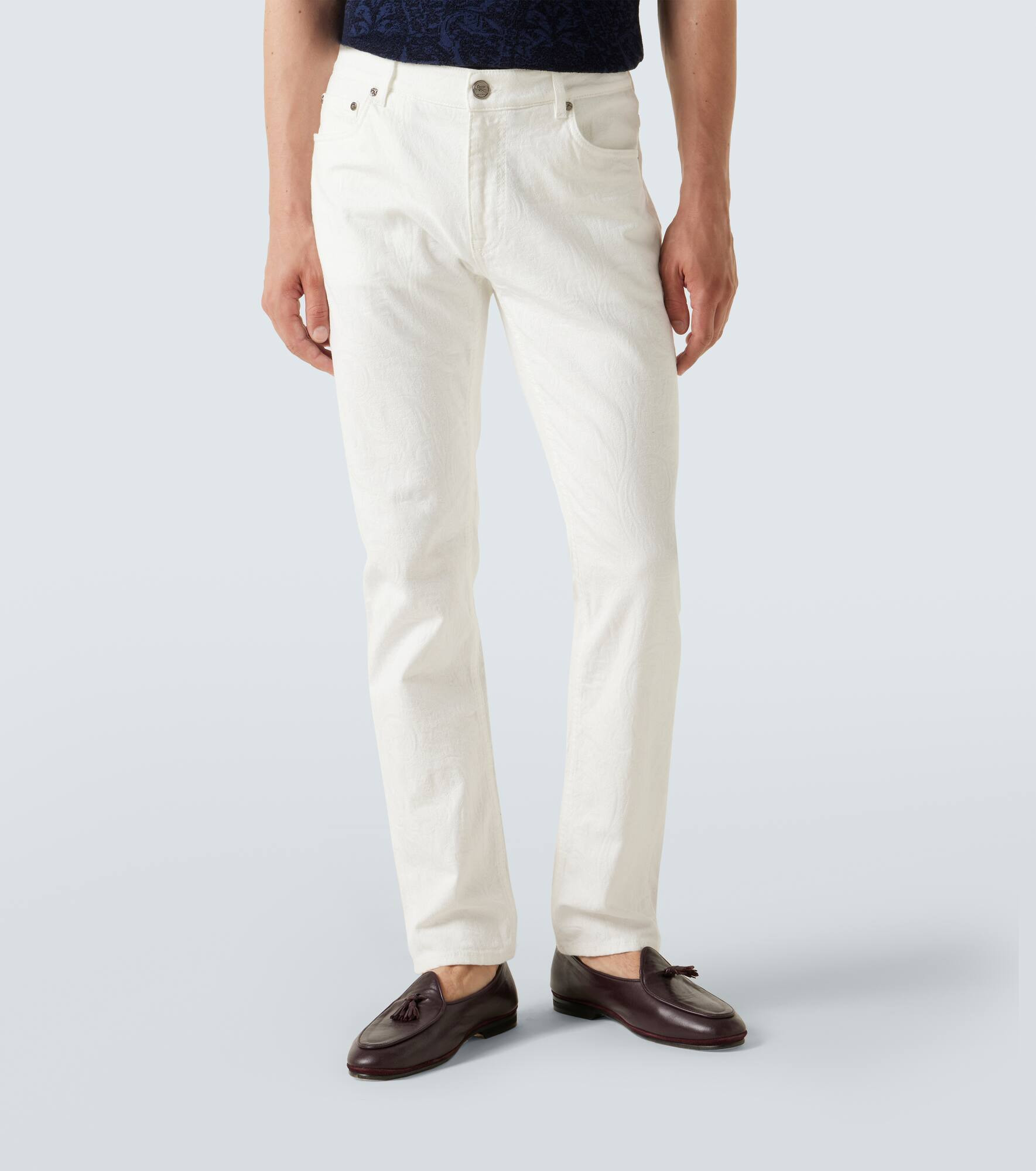 Pegaso low-rise straight jeans - 3
