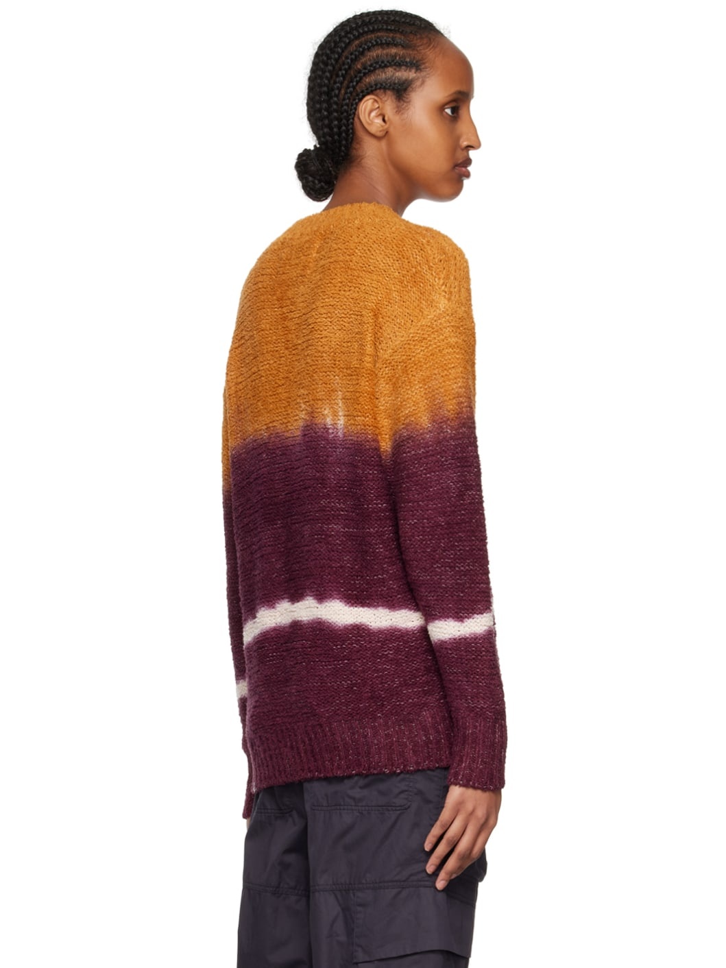 Orange & Purple Happy Sweater - 3