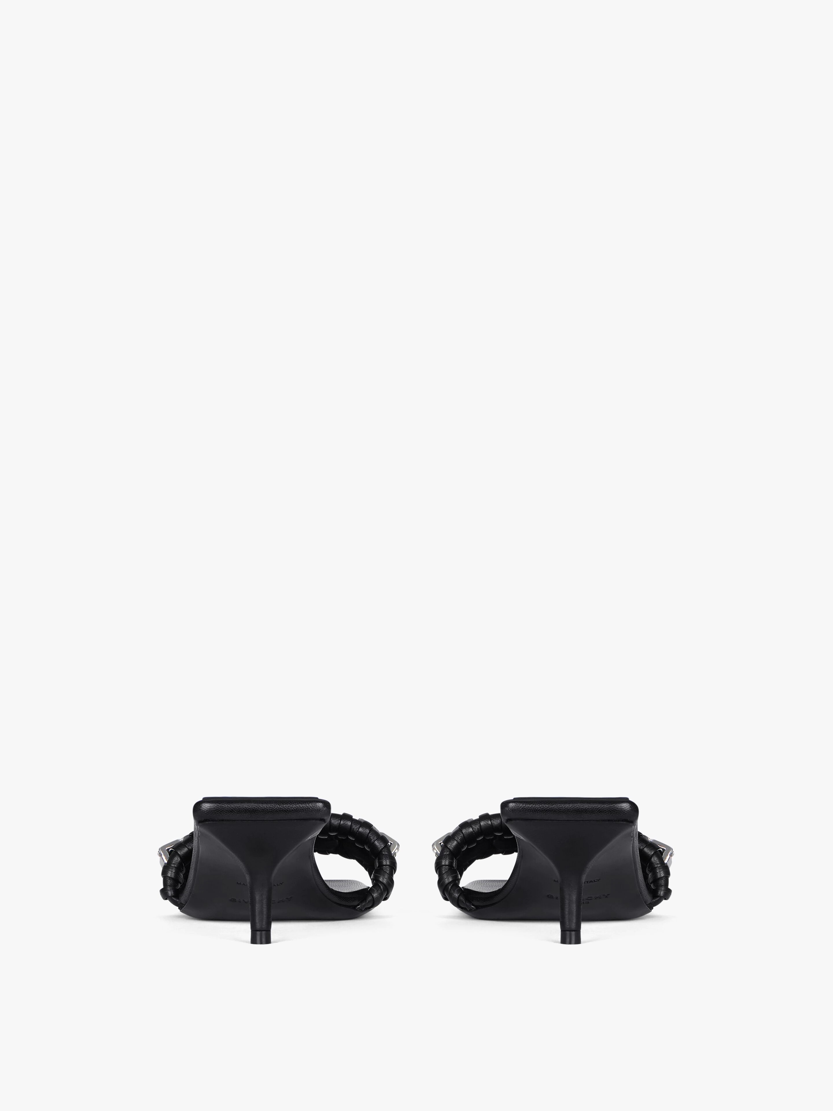 G WOVEN SANDALS IN LEATHER - 7