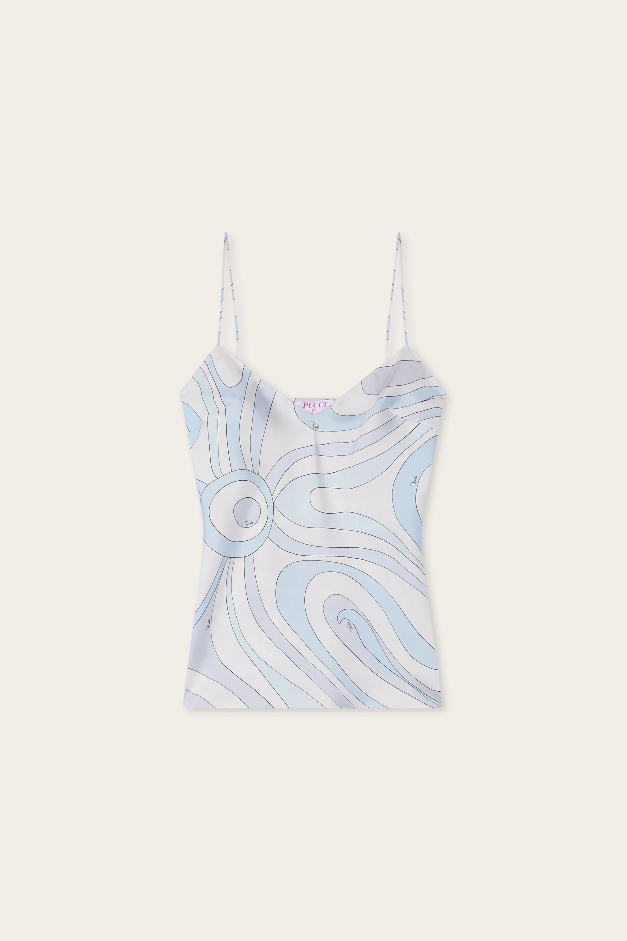 MARMO PRINT SILK TOP - 1
