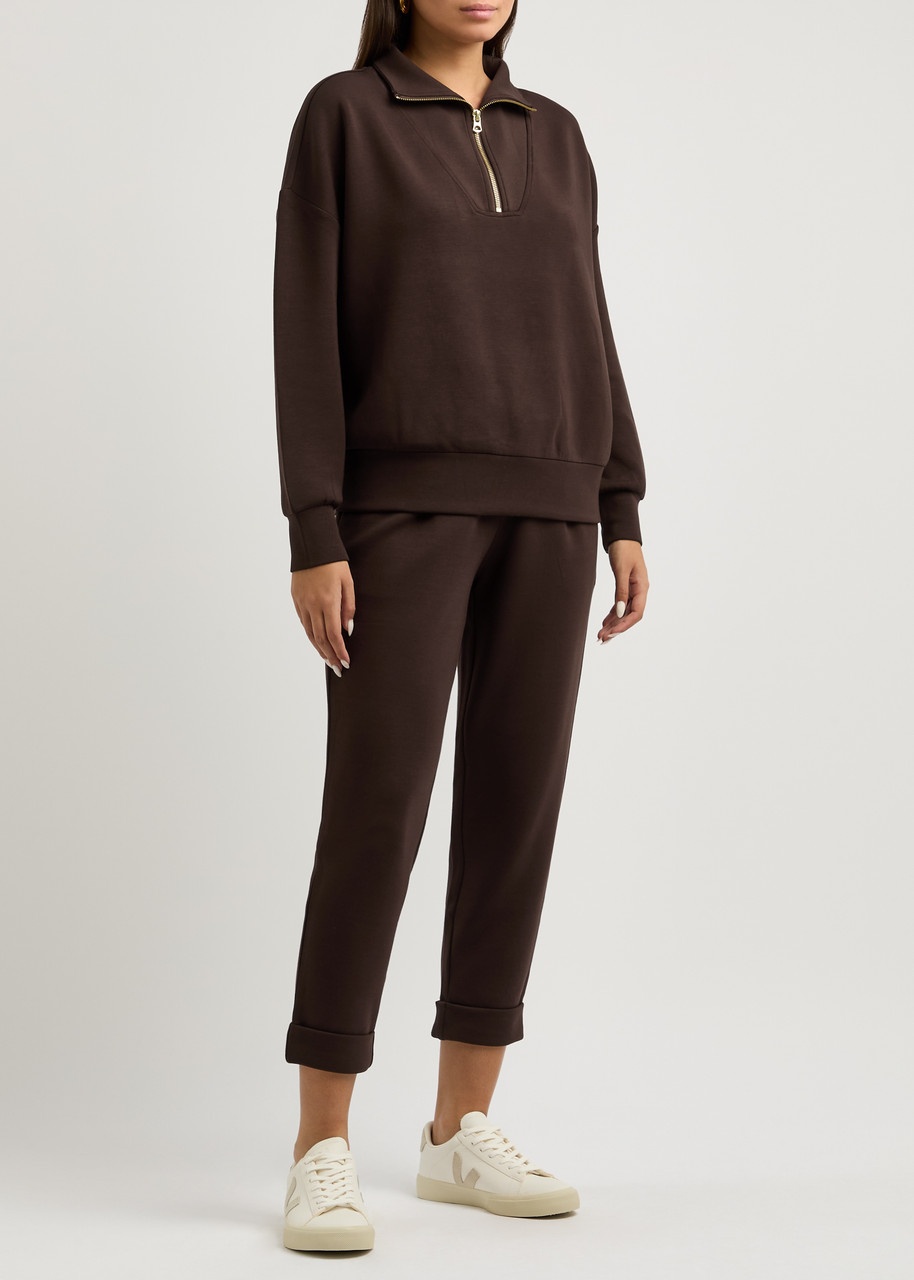 Varley Hawley Half-zip Stretch-jersey Sweatshirt - 4