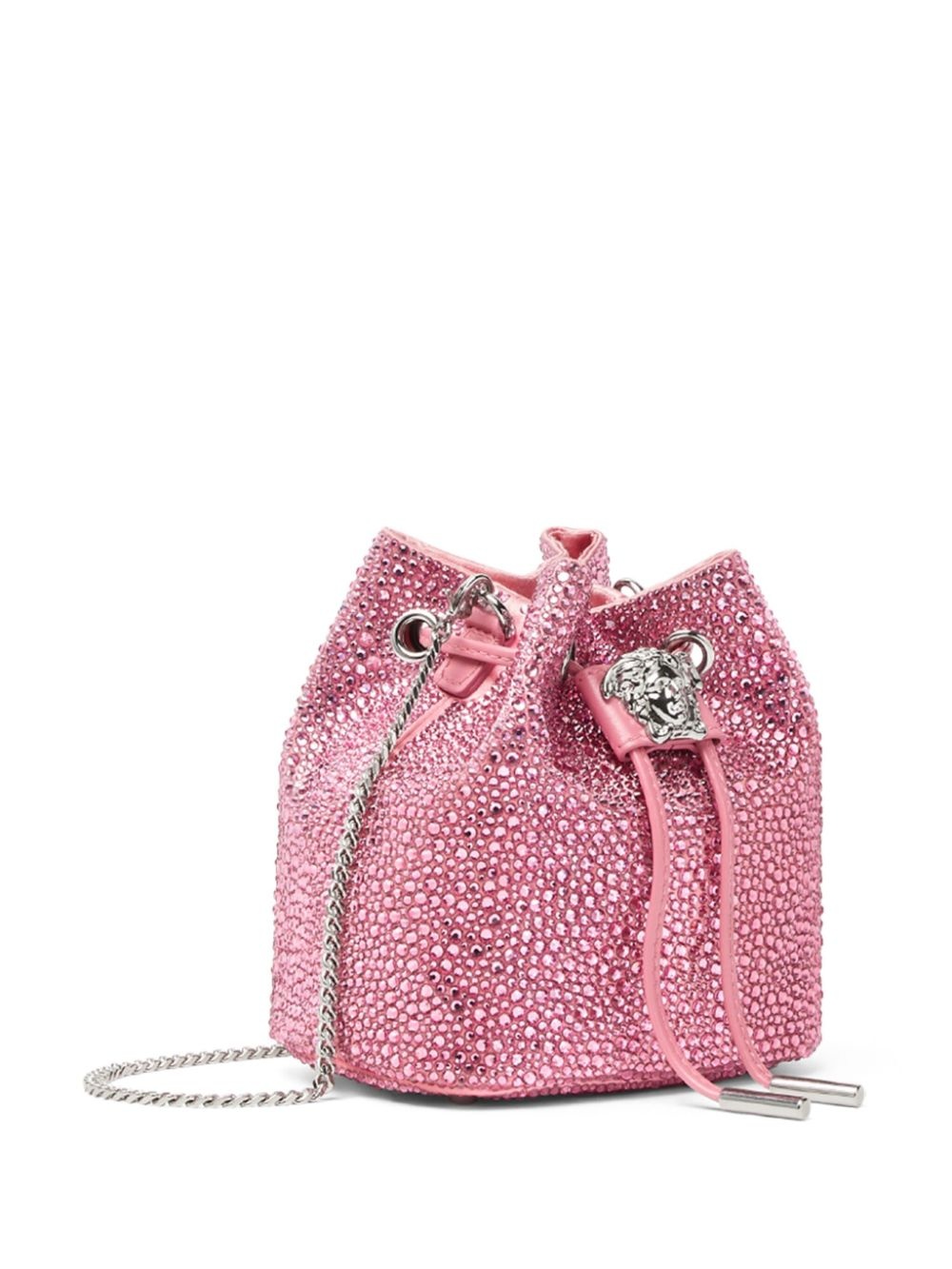 mini Crystal La Medusa bucket bag - 4