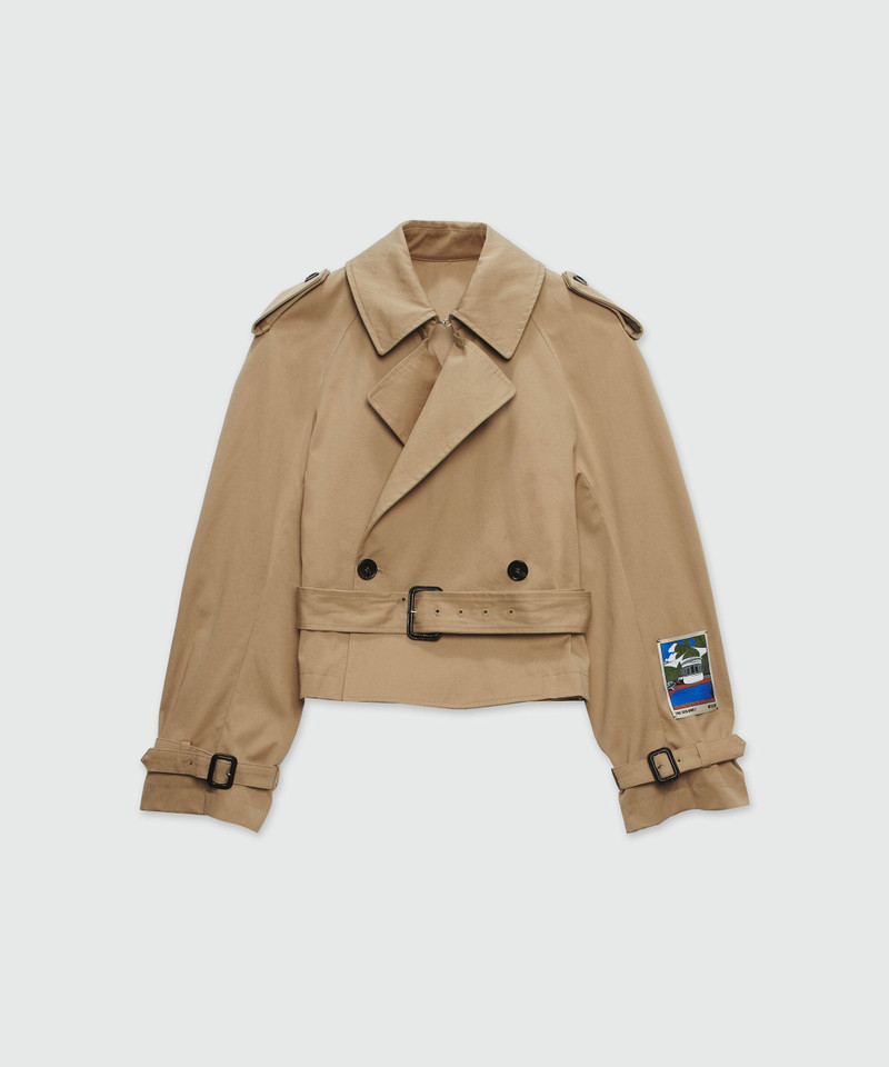 Short faille trench coat "La Vedetta" 1