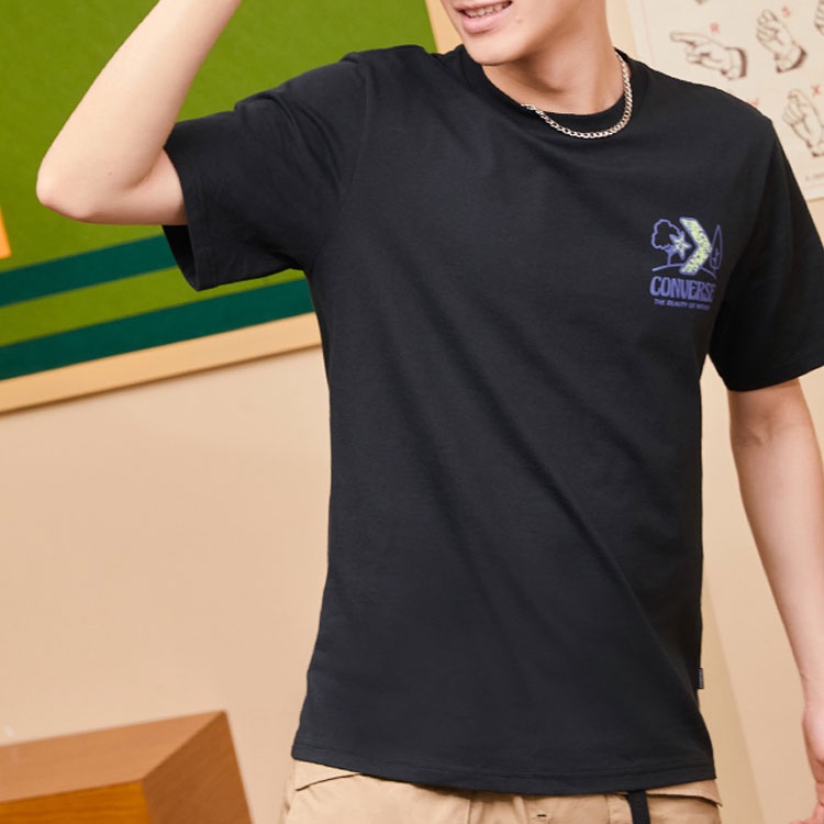 Converse Landscape Center Tee 'Black' 10023269-A02 - 5