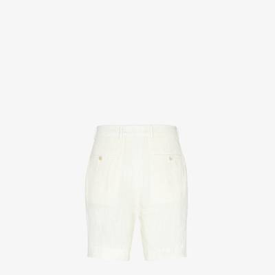 FENDI Natural hemp fabric pants outlook