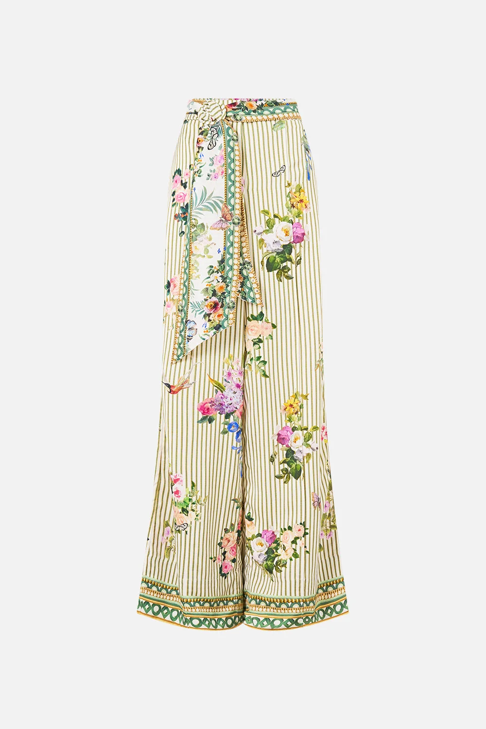 SCARF BELT WIDE LEG PANT ART FOR THE EMPRESS - 1