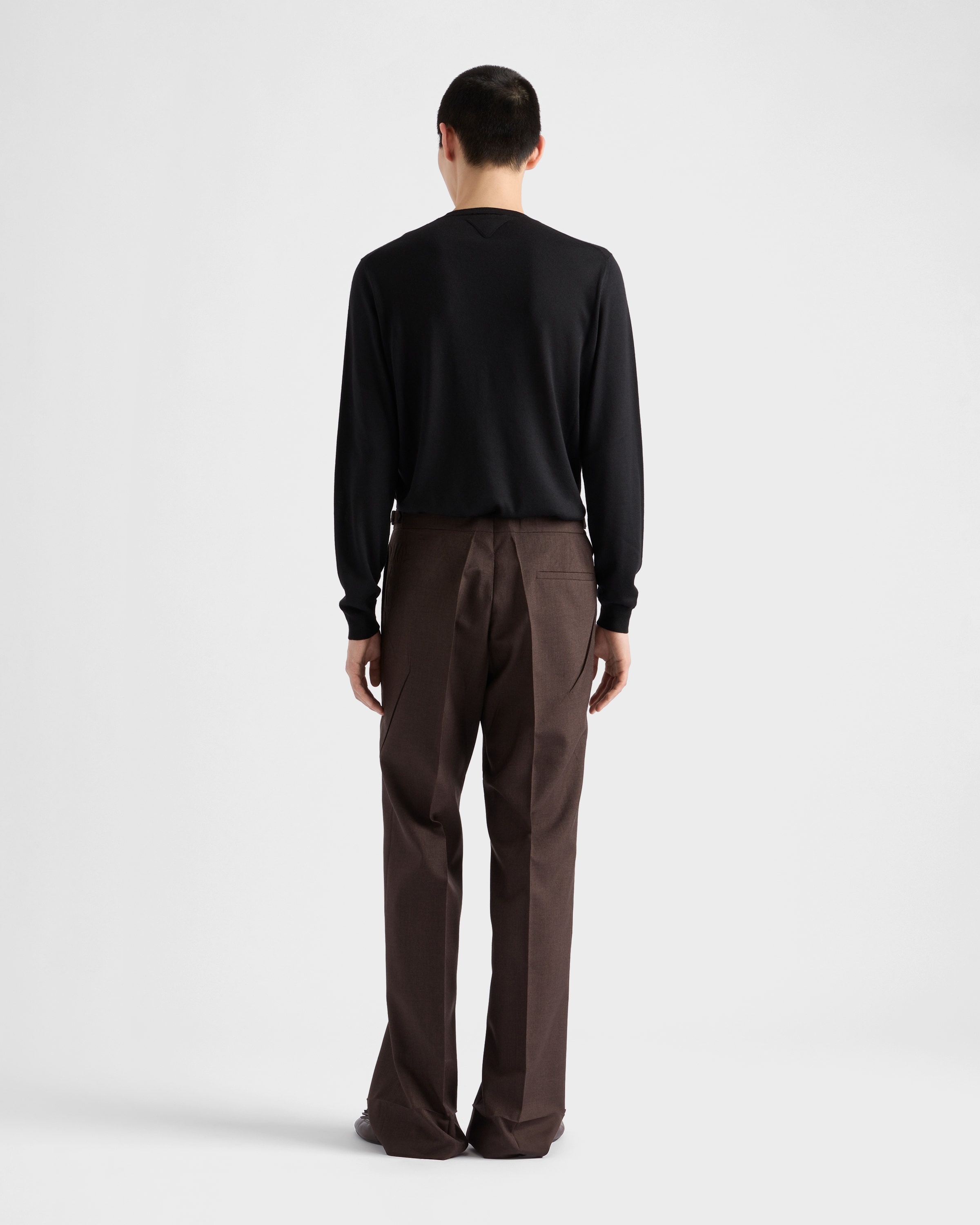 Cashmere and silk crew-neck sweater - 5