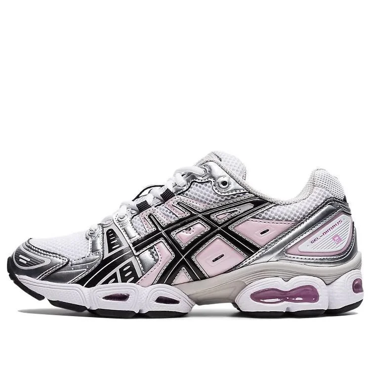 ASICS 젤-Nimbus 9 화이트 블랙 라이트 핑크 (여자) - 1