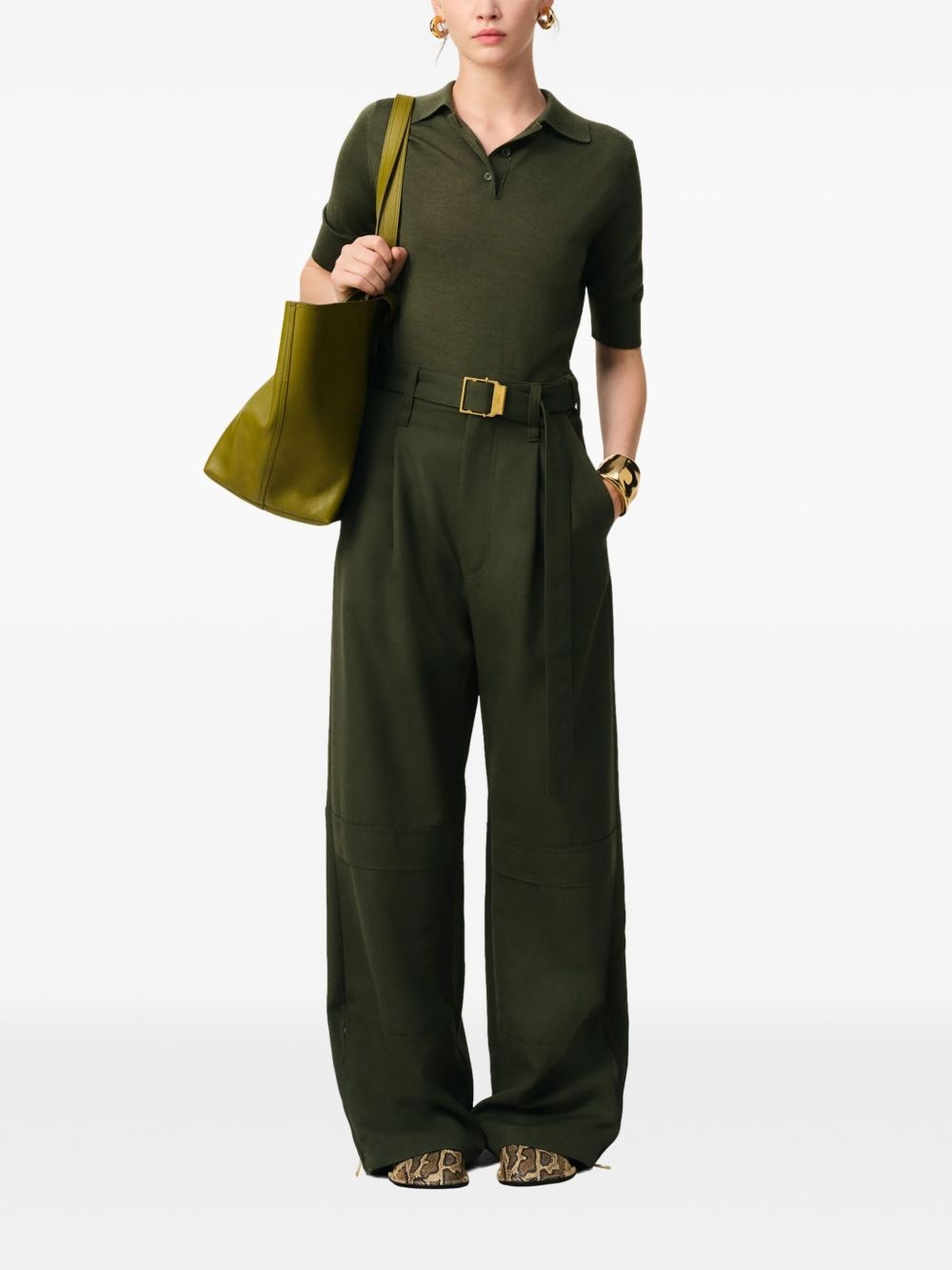 wool cargo pants - 2