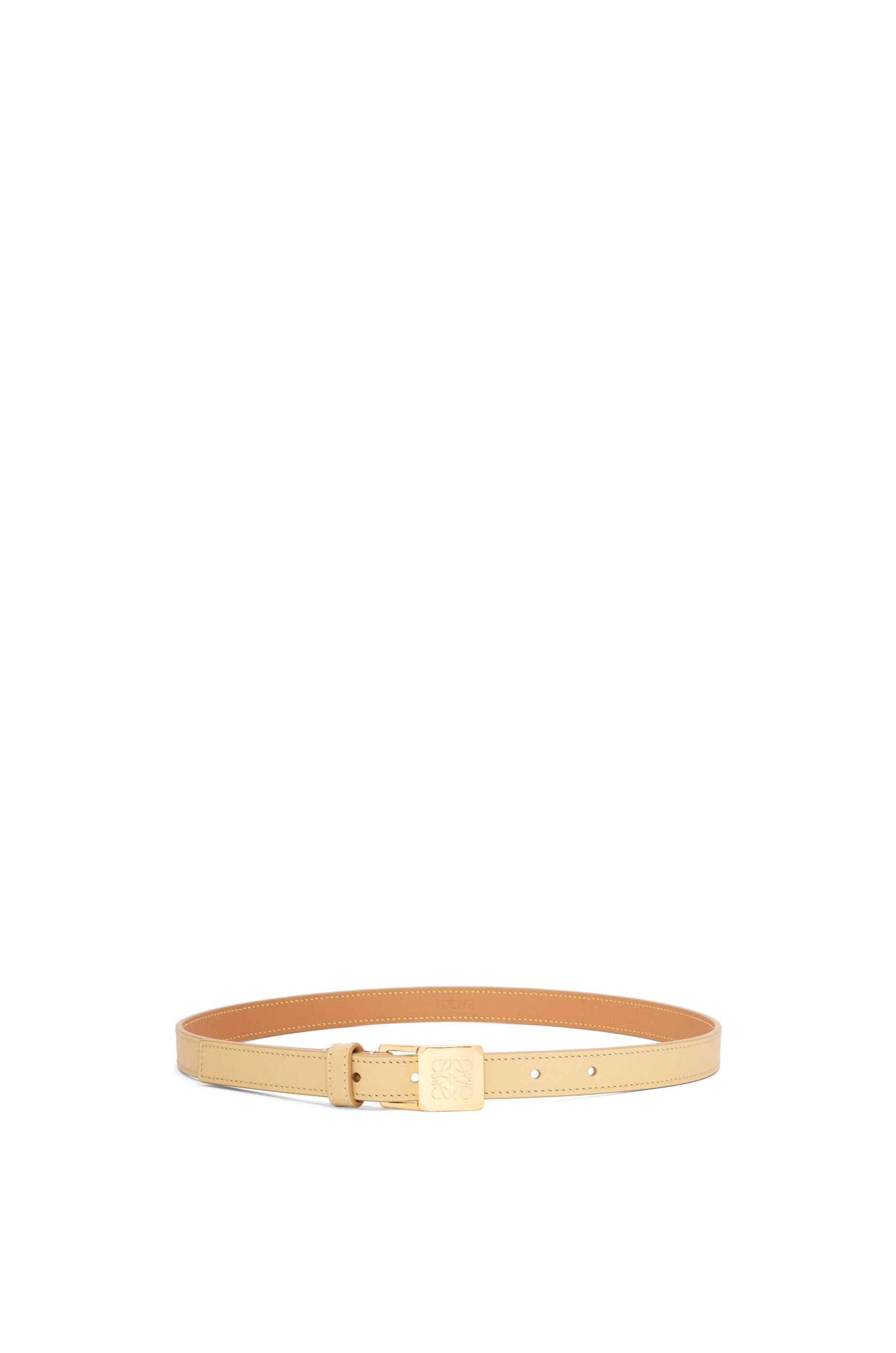 Amazona padlock belt in smooth calfskin - 1