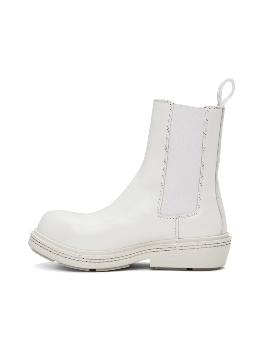 White Fireman Chelsea Boots - 3