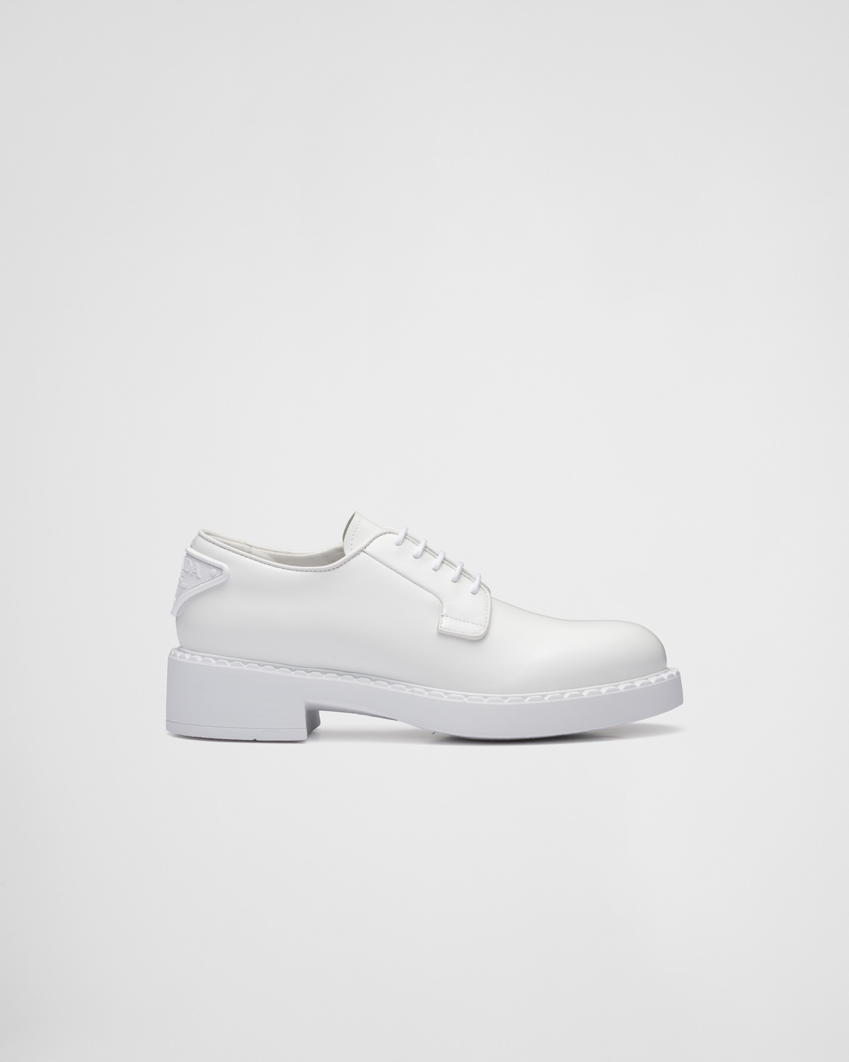 Brushed-leather derby shoes - 2