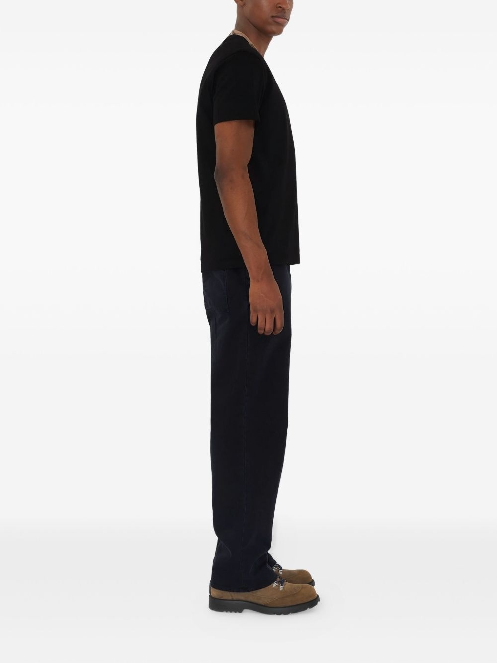 check-trim T-shirt - 3