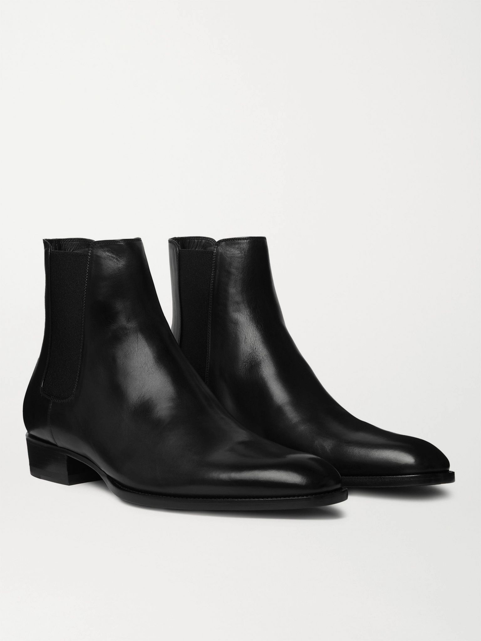 Wyatt Leather Chelsea Boots - 4