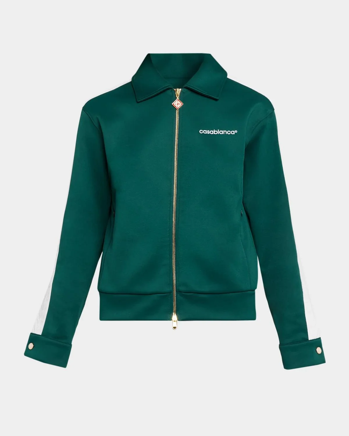 Side-Stripe Scuba Bomber Jacket - 1