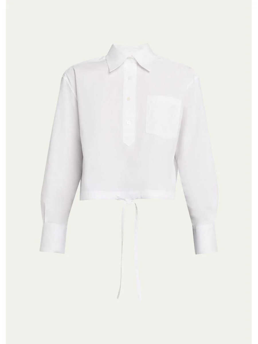 The CC Cropped Cotton Shirt - 1