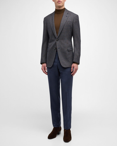 GIORGIO ARMANI Men's Wool-Cashmere Plaid Sport Coat outlook