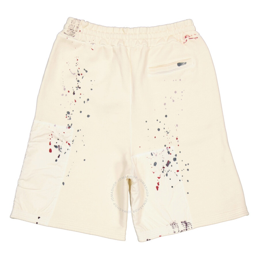 A Cold Wall Studio Paint-Splatter Cotton Track Shorts - 2