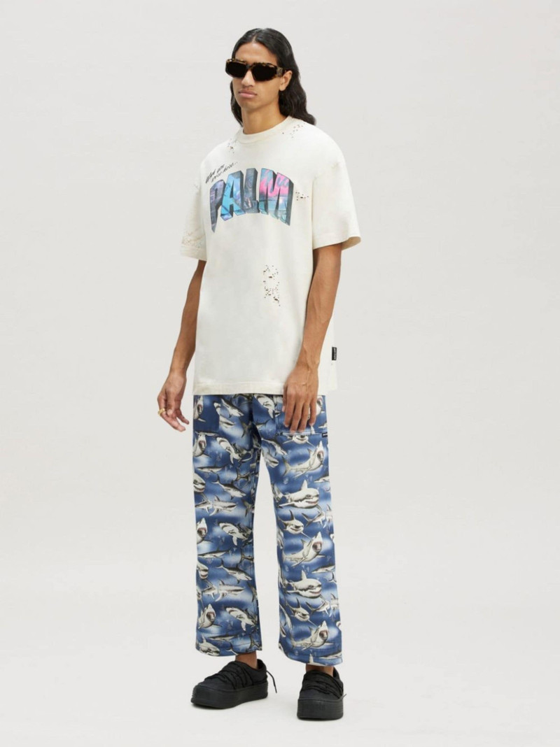 Palm Angels Palm Sign print T-shirt outlook