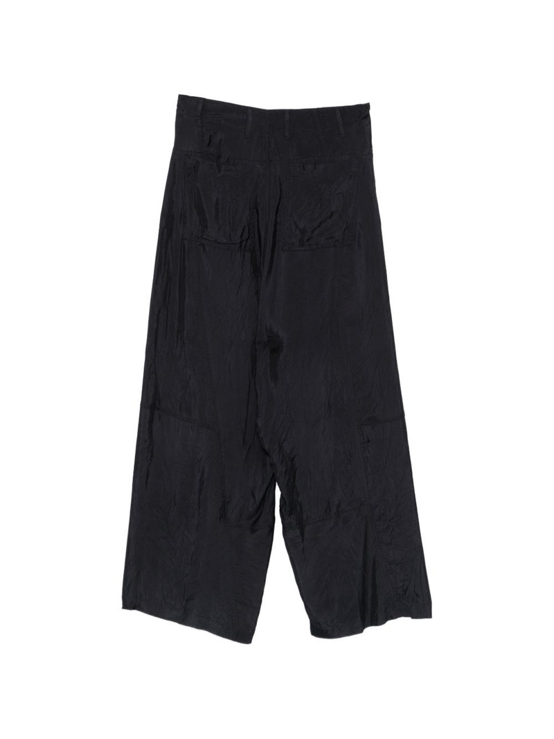 Plan C pocket belt-loop palazzo pants outlook