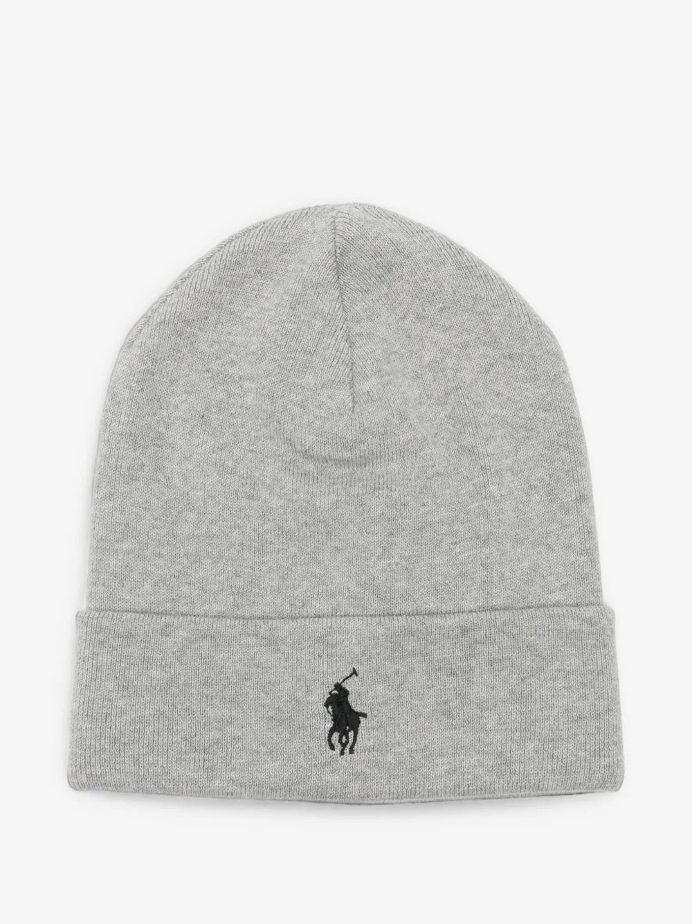 logo-embroidered beanie hat - 1
