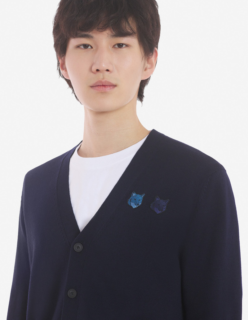 DOUBLE BOLD FOX HEAD PATCH REGULAR CARDIGAN 4