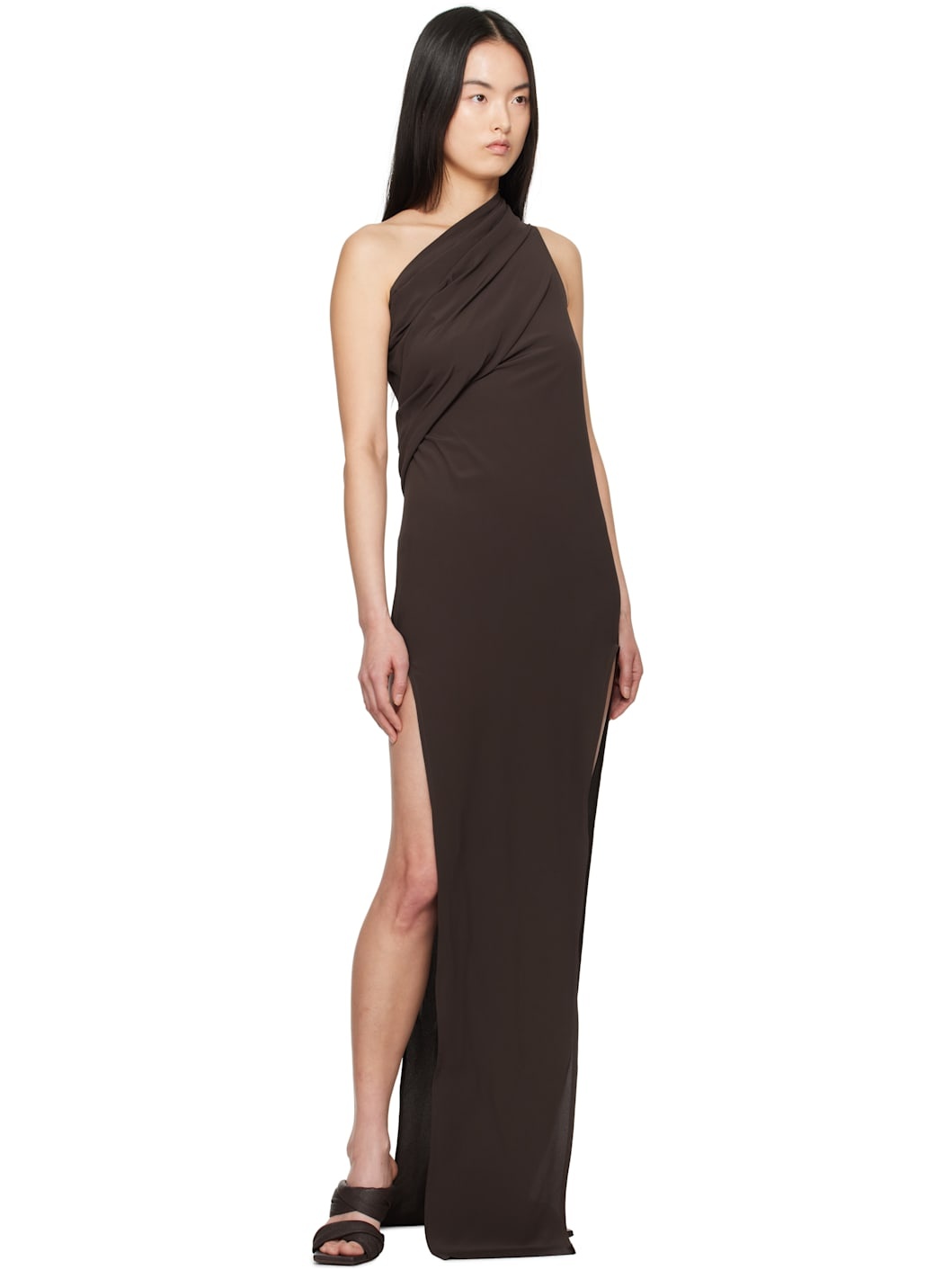 ワンピース RICK OWENS FW25 ATHENA ARROWHEAD GOWN (RP02E4509 V78) 327639-43700-RICK-OWENS-ATHENA