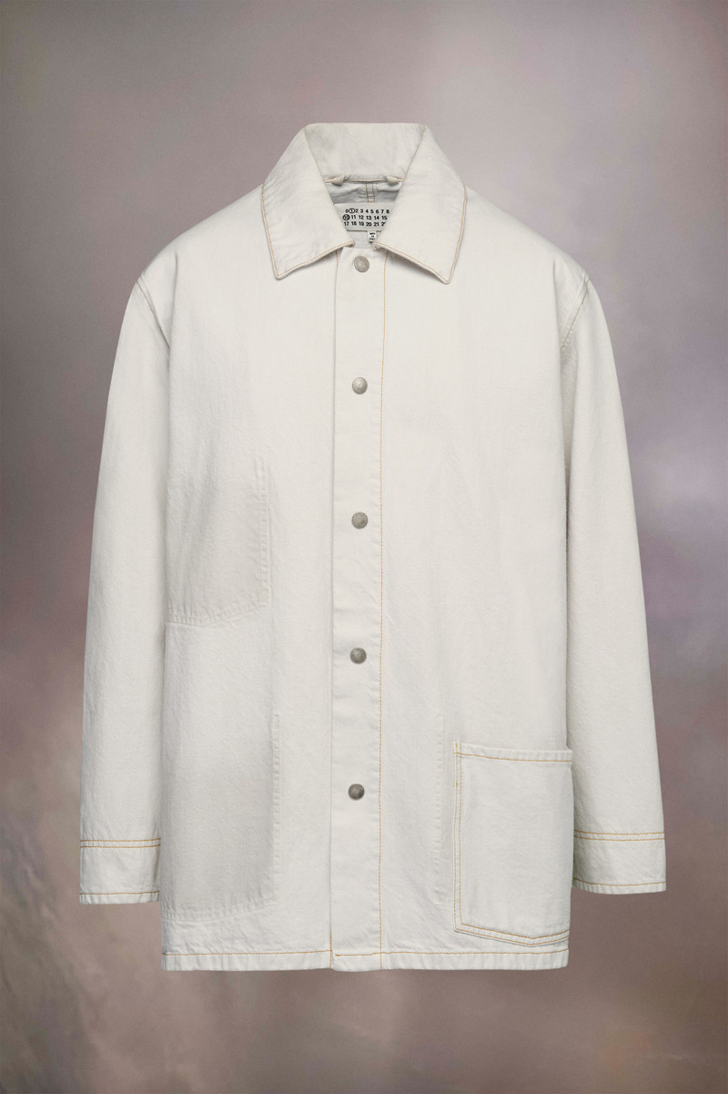 Chalk selvedge denim jacket - 1