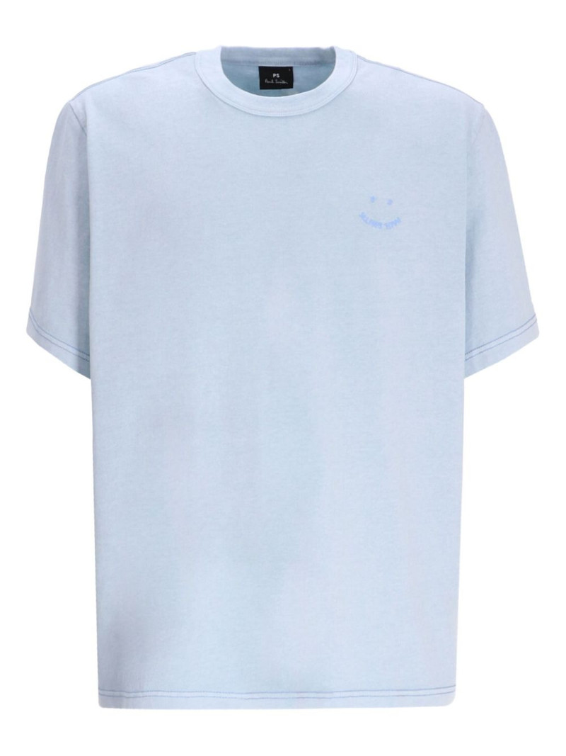 Paul Smith smiley-face cotton t-shirt outlook
