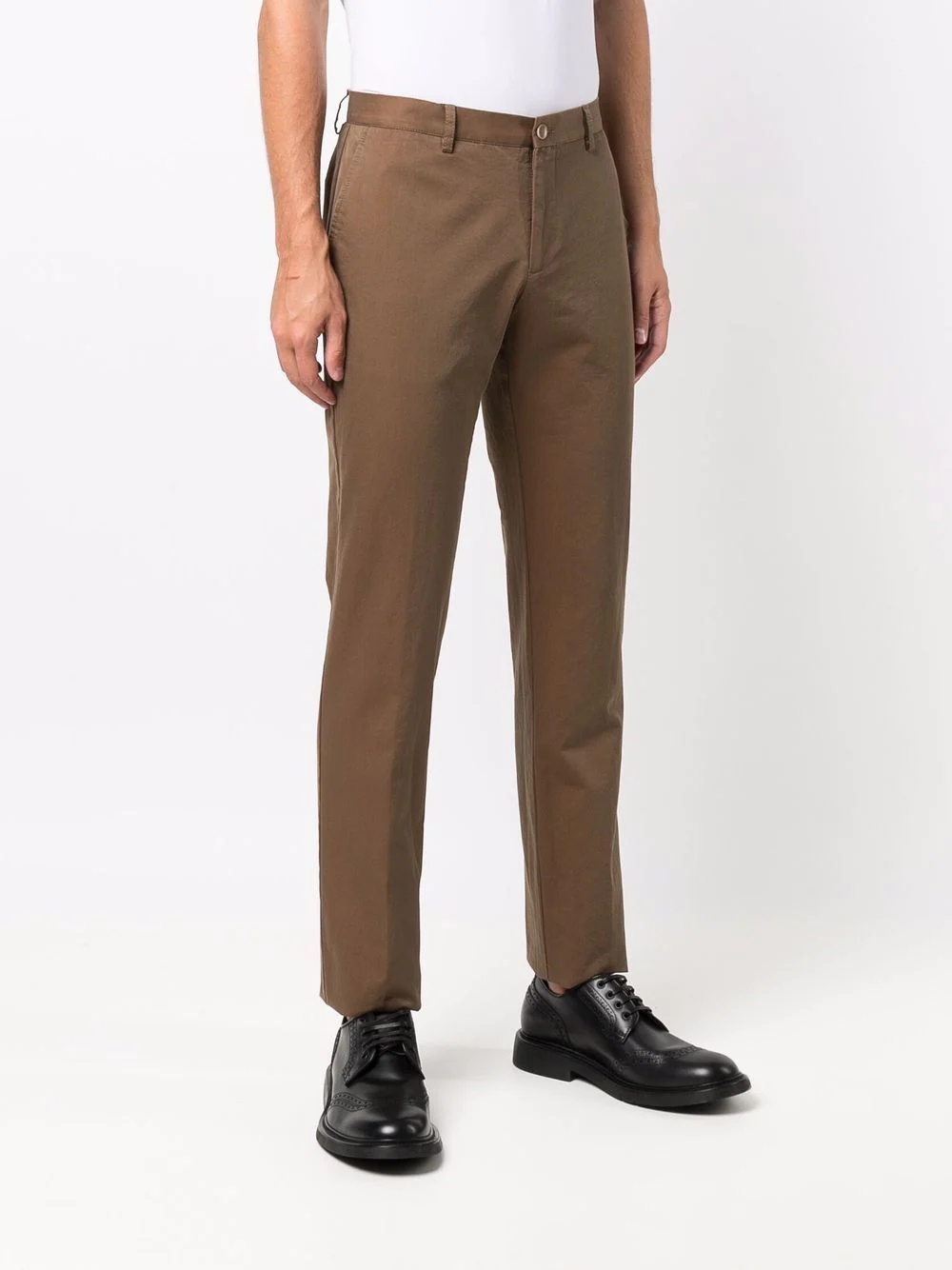 straight-leg cotton chinos - 3