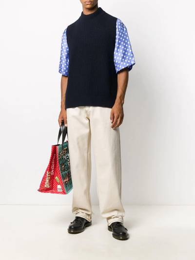 Marni ribbed sweater vest outlook