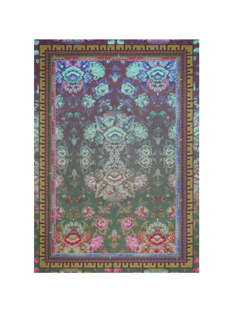 Hawnbci floral-print shawl scarf 1