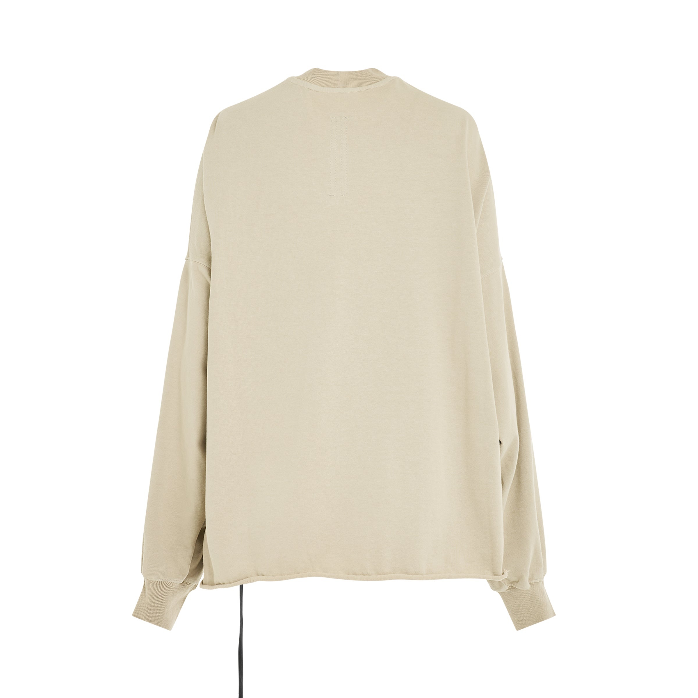 Jumbo Penta Seam Crater Sweatshirt in Pearl - 4