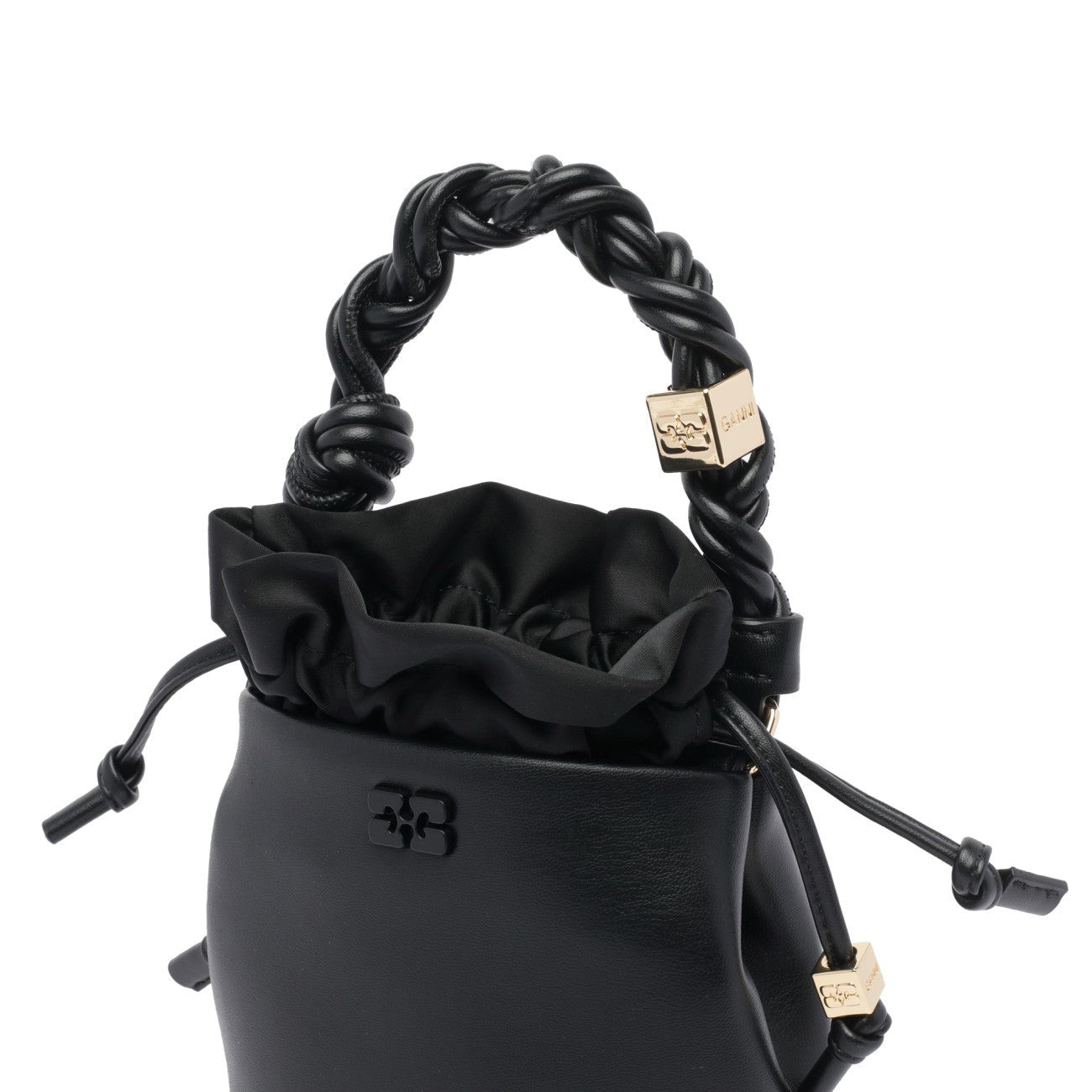 Ganni Women Mini Bou Bucket Bag - 4