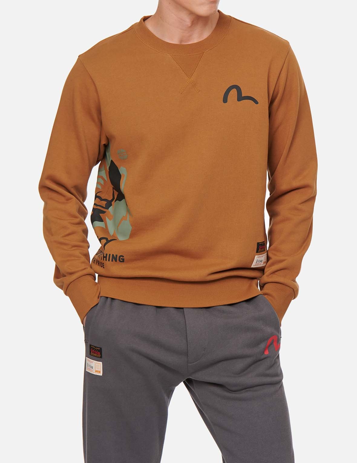 CAMOUFLAGE GODHEAD PRINT SWEATSHIRT - 3