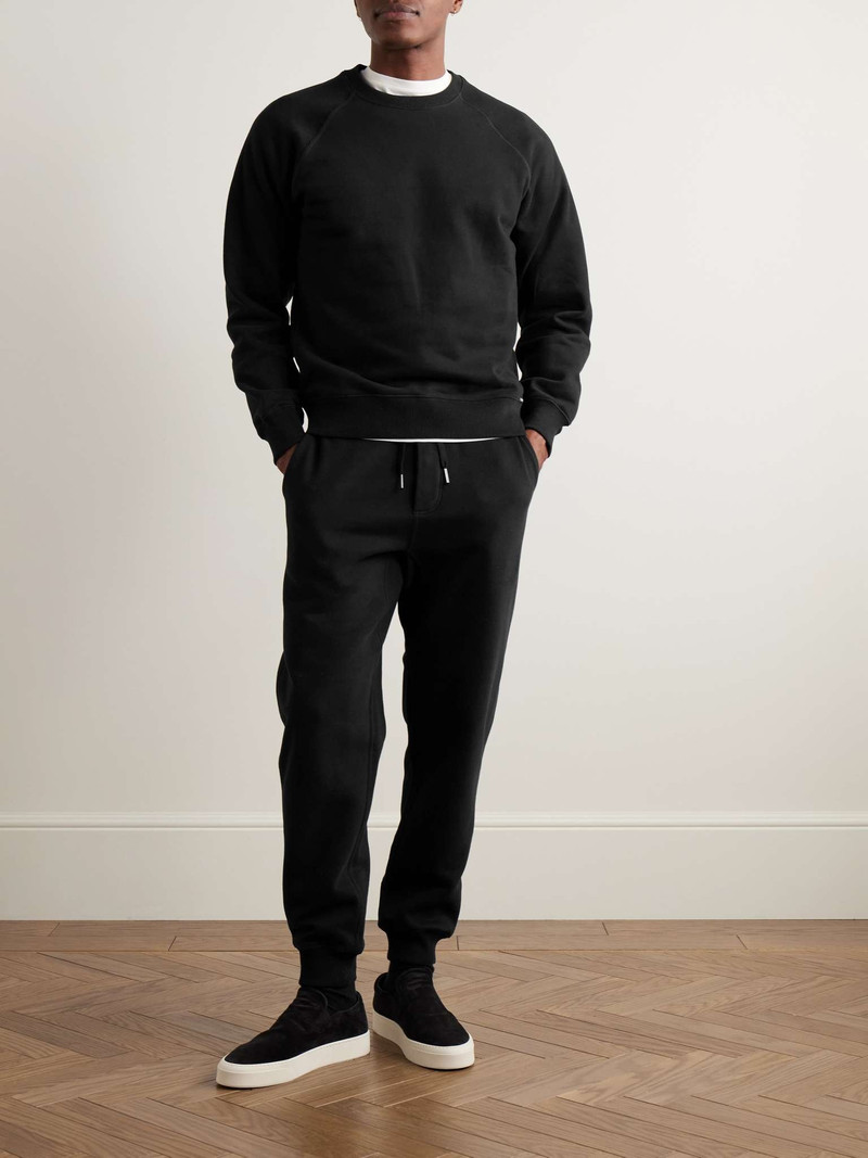 TOM FORD Tapered Cotton-Blend Jersey Sweatpants outlook