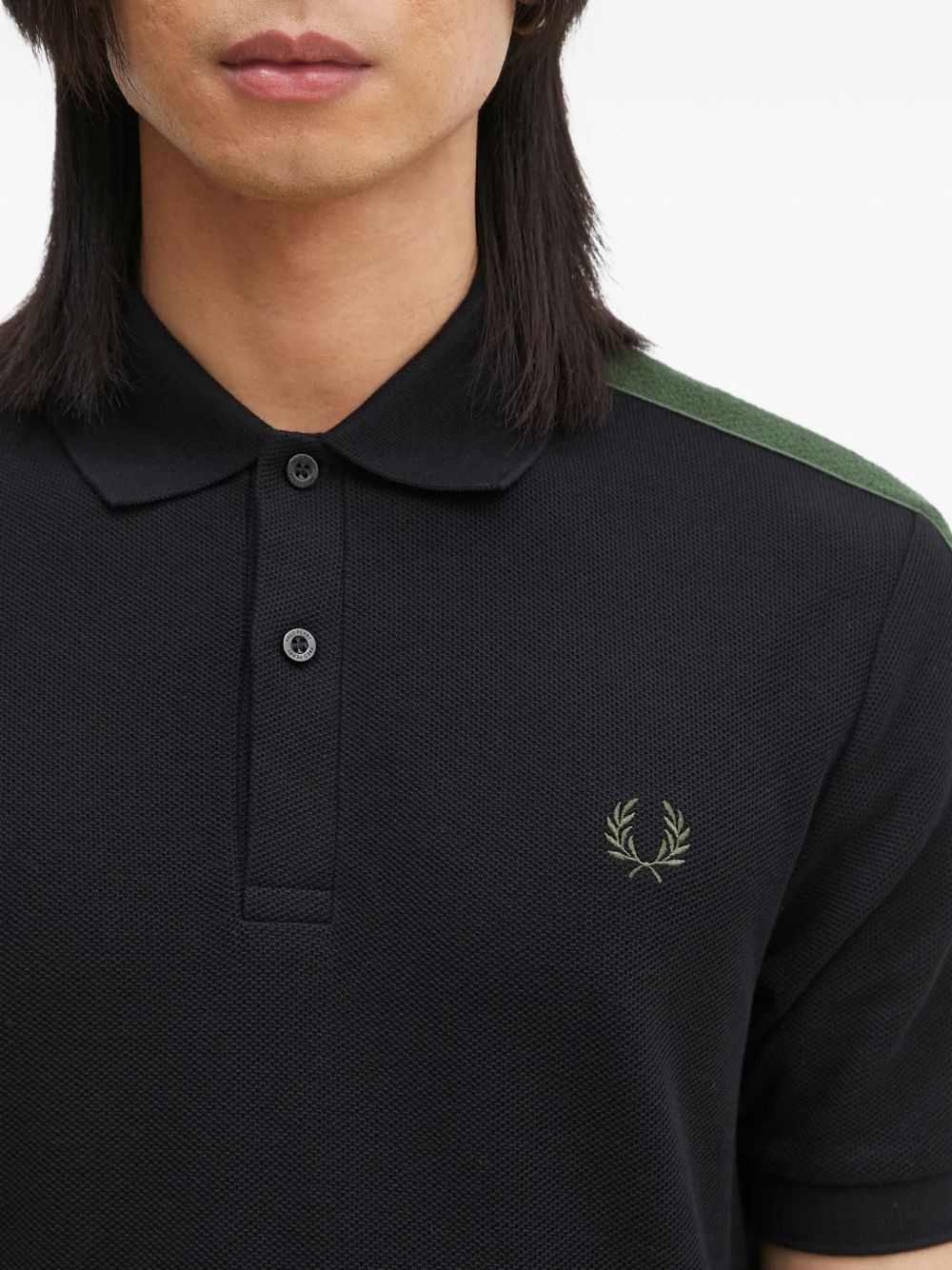embroidered-logo polo shirt - 5