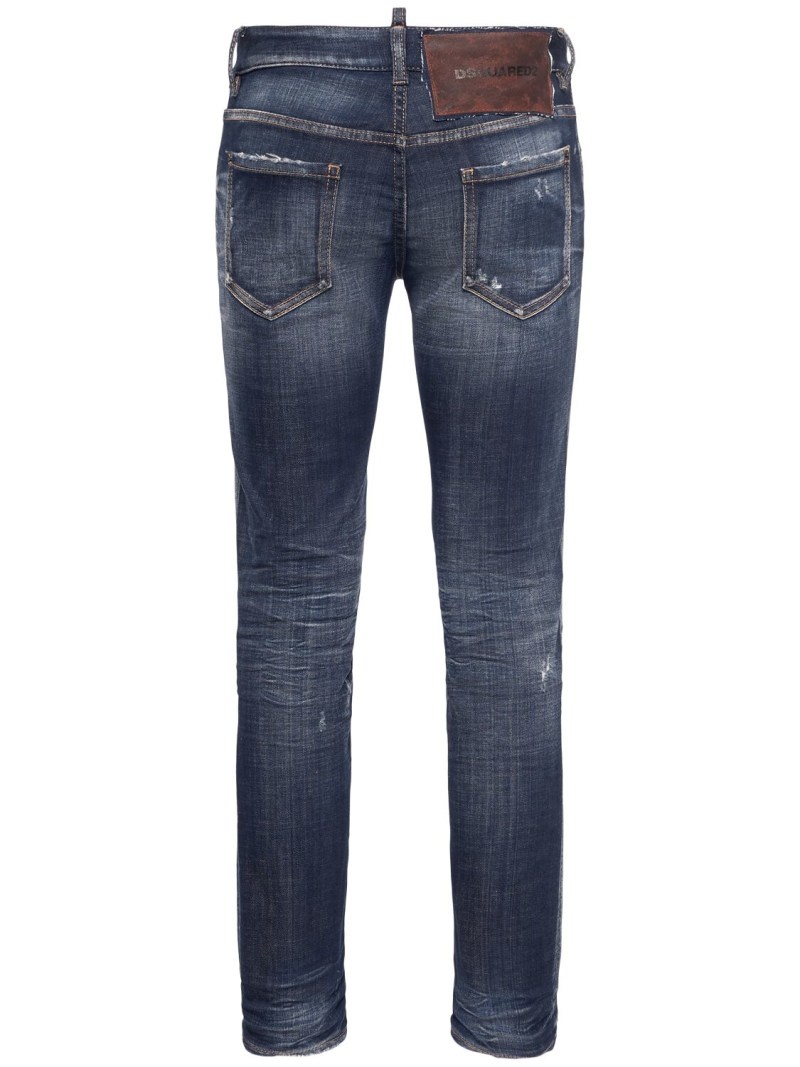 Jennifer low rise denim skinny jeans - 4