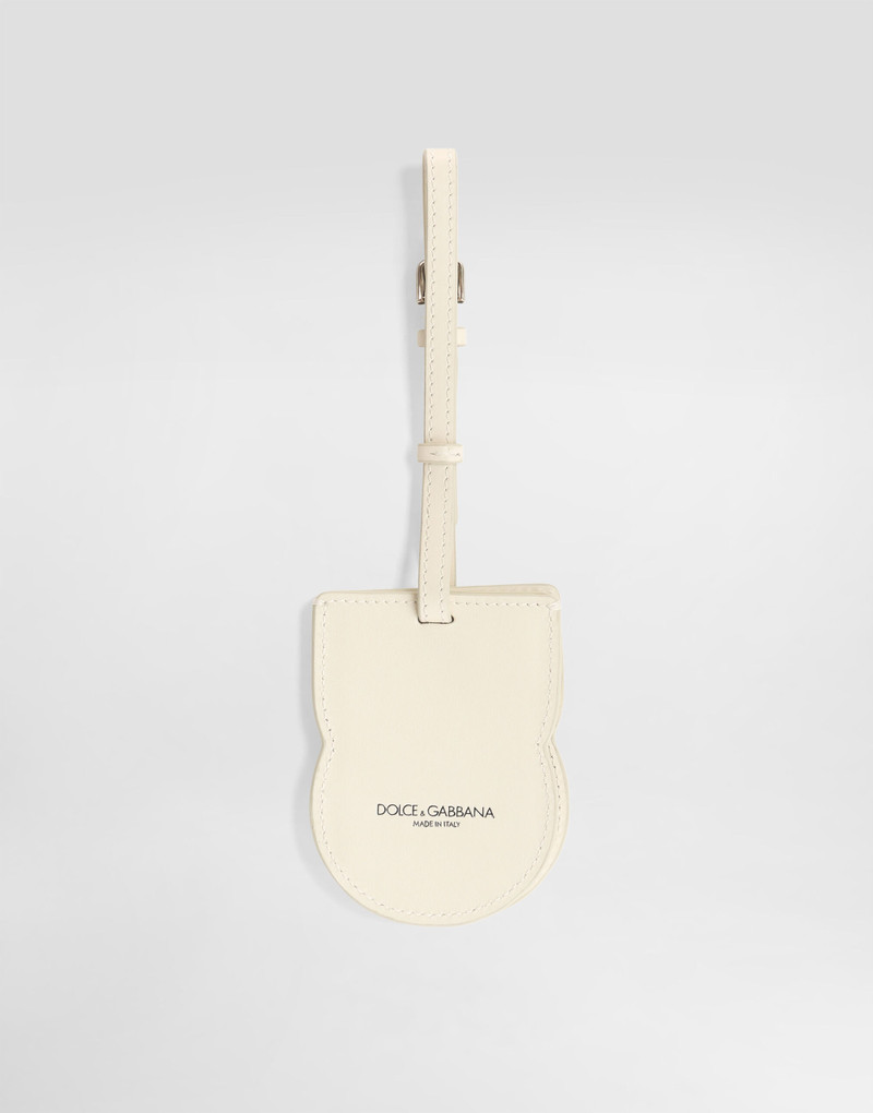 Dolce & Gabbana Calfskin keychain with dg logo outlook